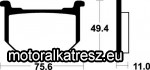 SBS (Scandinavian Brakes) 533HF fékbetét