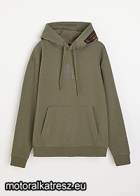 Diverse Dakar DKR H24 kapucnis pulóver khaki színben L