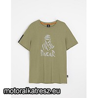 Diverse Dakar DKR DES LOGO póló khaki színben L