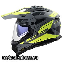 LS2 MX702 PIONEER II NAMIB szürke-UV bukósisak L