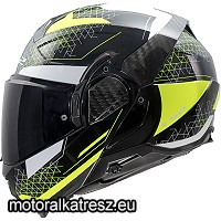 LS2 FF910 ADVANT II ASTRAL fekete-UV hátranyitható bukósisak XS