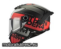 MT Thunder 4 SV WAVES B5 matt fekete-piros-szürke bukósisak XS