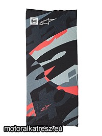 Alpinestars BUFF MOGRESS Univerzális kendő/ sál fekete-piros