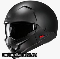 HJC i20N matt fekete levehető állú bukósisak XL