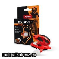 Alpine MotoSafe Sport füldugó pár (piros) új típus (2026)
