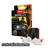 Alpine MotoSafe Duo Pack füldugó két pár (Sport+Tour, piros+fekete) új típus (2026)