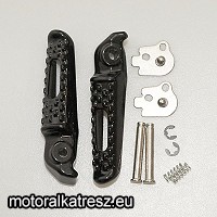 Biketec Hátsó lábtartópár, fekete BTFR005