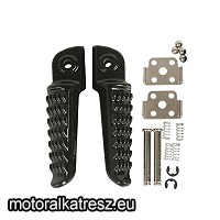 Biketec Hátsó lábtartópár, fekete BTFR017