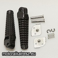 Biketec Hátsó lábtartópár, fekete BTFR038
