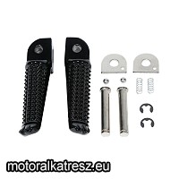 Biketec Hátsó lábtartópár, fekete BTFR045