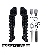 Biketec Első lábtartópár, fekete BTFR050