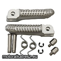 Biketec Első lábtartópár, fekete BTFR058