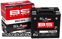 BS SLA MAX BGZ16HL gyárilag zárt akkumulátor (forgatható, emelt indítóáramú, YTX14HL, YTX14L, BTX14HL)