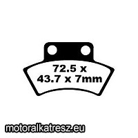 EBC FA232TT off-road fékbetét
