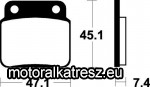 SBS (Scandinavian Brakes) 649SI fékbetét