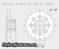 JT 105-503-18 első lánckerék