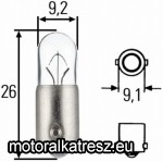 Hella 12V 4W T4W helyzetjelző izzó