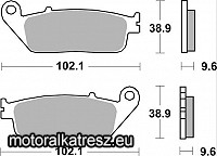 SBS (Scandinavian Brakes) 700HF fékbetét