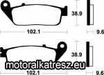 SBS (Scandinavian Brakes) 700HS fékbetét