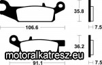 SBS (Scandinavian Brakes) 849SI fékbetét