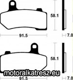 SBS (Scandinavian Brakes) 830LS fékbetét