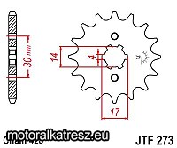 JT JTF273-14 első lánckerék