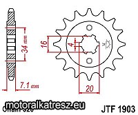 JT 105-425-13 első lánckerék