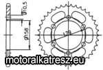 JT 115-562-45 hátsó lánckerék