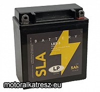 Landport LB5-3 akkumulátor (YB5L-B, YB5-3 helyett gyárilag zárt, forgatható)