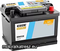 Exide EB602 Excell 60Ah akkumulátor