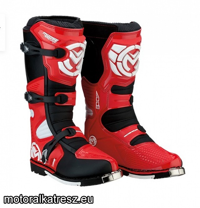 Moose Racing S18 M1.3 MX Cross csizma piros-fekete 44-es (10)